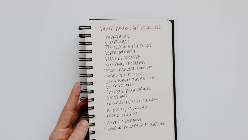 ADHD list of struggles