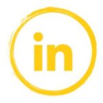LinkedIn logo Yellow