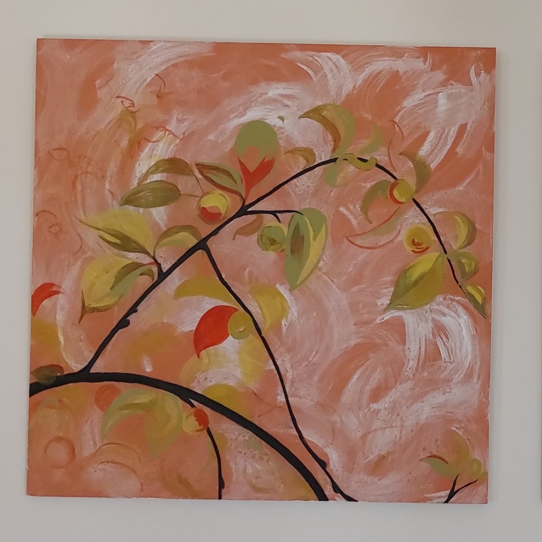 Emily Jolley Painted at Histon Manor Baked apples after the Strawberry Moon
