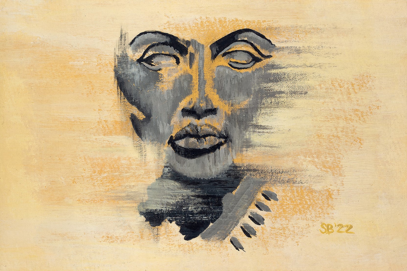 Sands-of-Time_Nefertiti_Painting-99d4b7034a22f5ff16526ae492e39e9a Melanie Winning Art