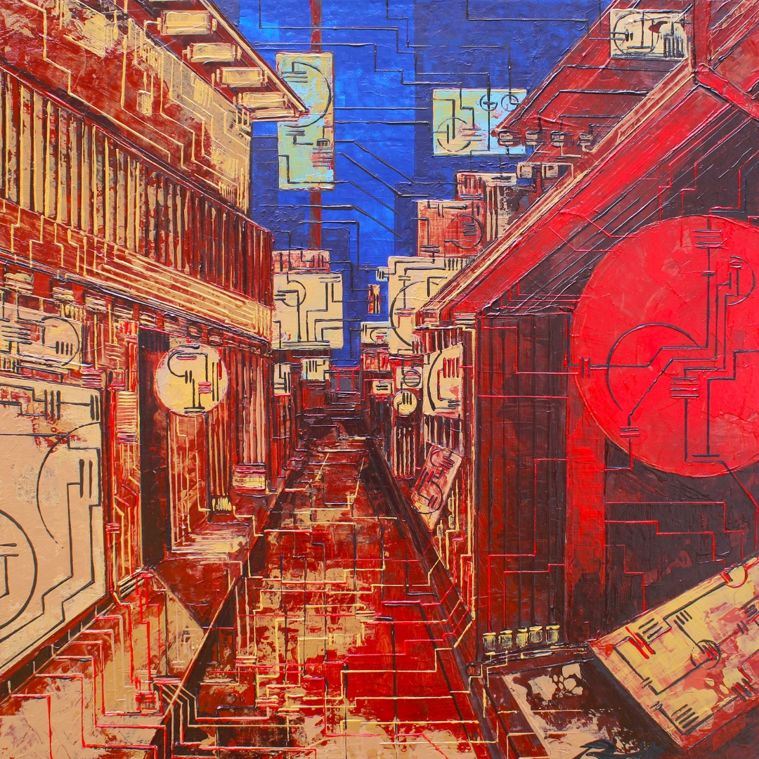 Beth Gintner Art on Wall