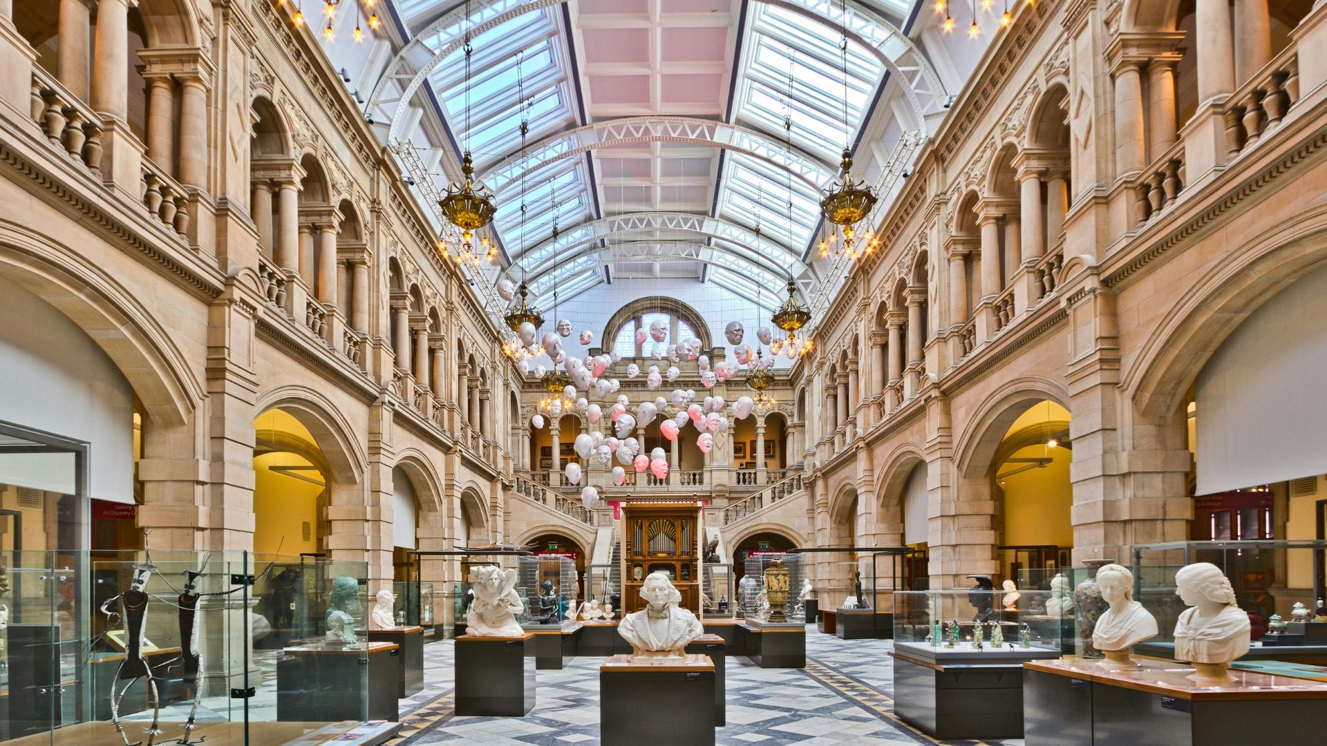 Kelvingrove Art Gallery, a public non-profit art gallery in Glasgow.