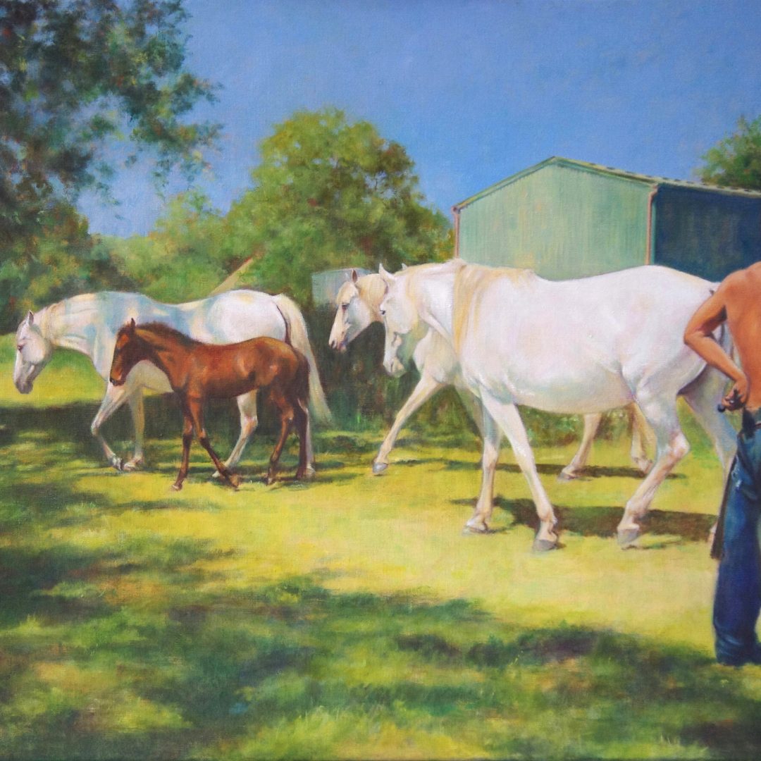 Beth Gintner Art on Wall