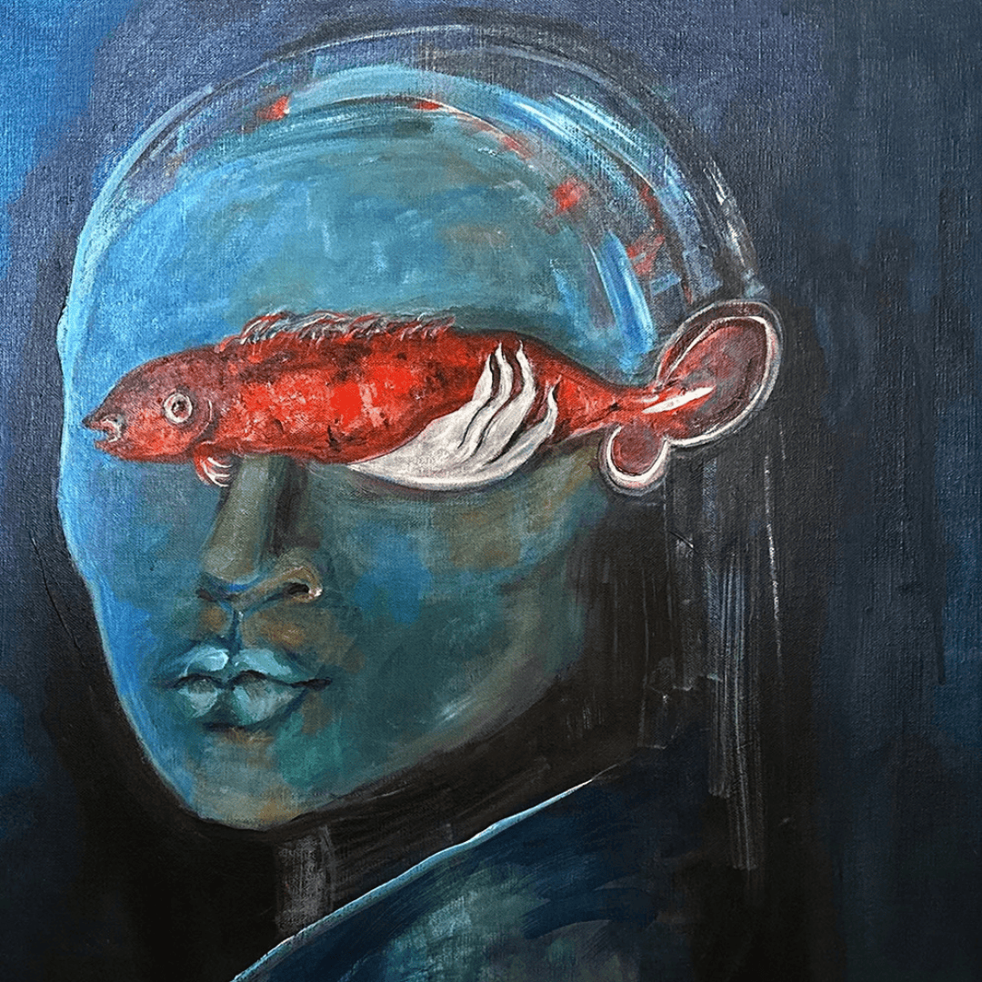 Art By Melanie Winning titled Fish Eye