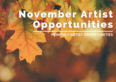 November Artist Opportunities